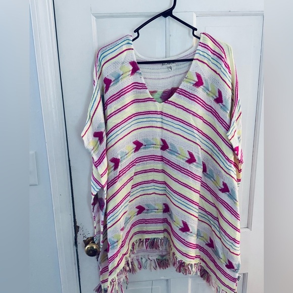 Billabong Swim Suit Cover Up Poncho - Picture 3 of 13